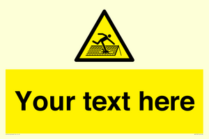 Custom Figure on Roof Sign